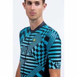 ALE PR-S CHECKER Maillot Vélo -Pas Cher Maillots Vélo Magasin 3AB3B0C5A8A91FF3F52597A66763E094