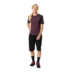 VAUDE Women‘s Moab PRO Shirt Maillot Vtt à Manches Courtes Femme -Pas Cher Maillots Vélo Magasin 9E16F67503CC1DC3FB871D686FE13A00