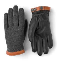 Hestra Deerskin Wool Tricot Gants Vélo